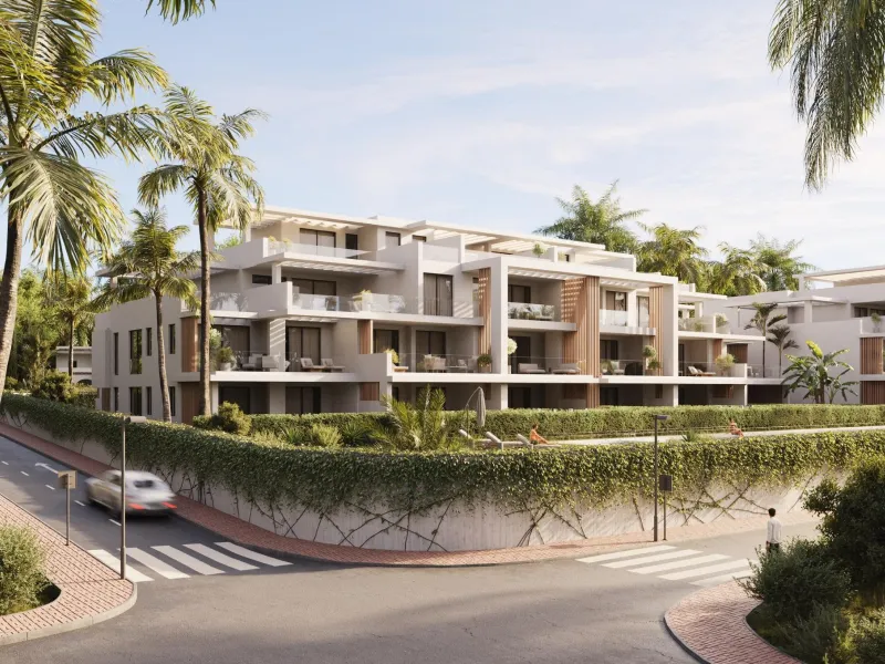 New Build Residential Complex Near Estepona& & Welcome to your dream home! This stunning new build residential complex offers a selection of luxurious apartments and penthouses with breathtaking sea views, located in Resinera Voladilla, just minutes