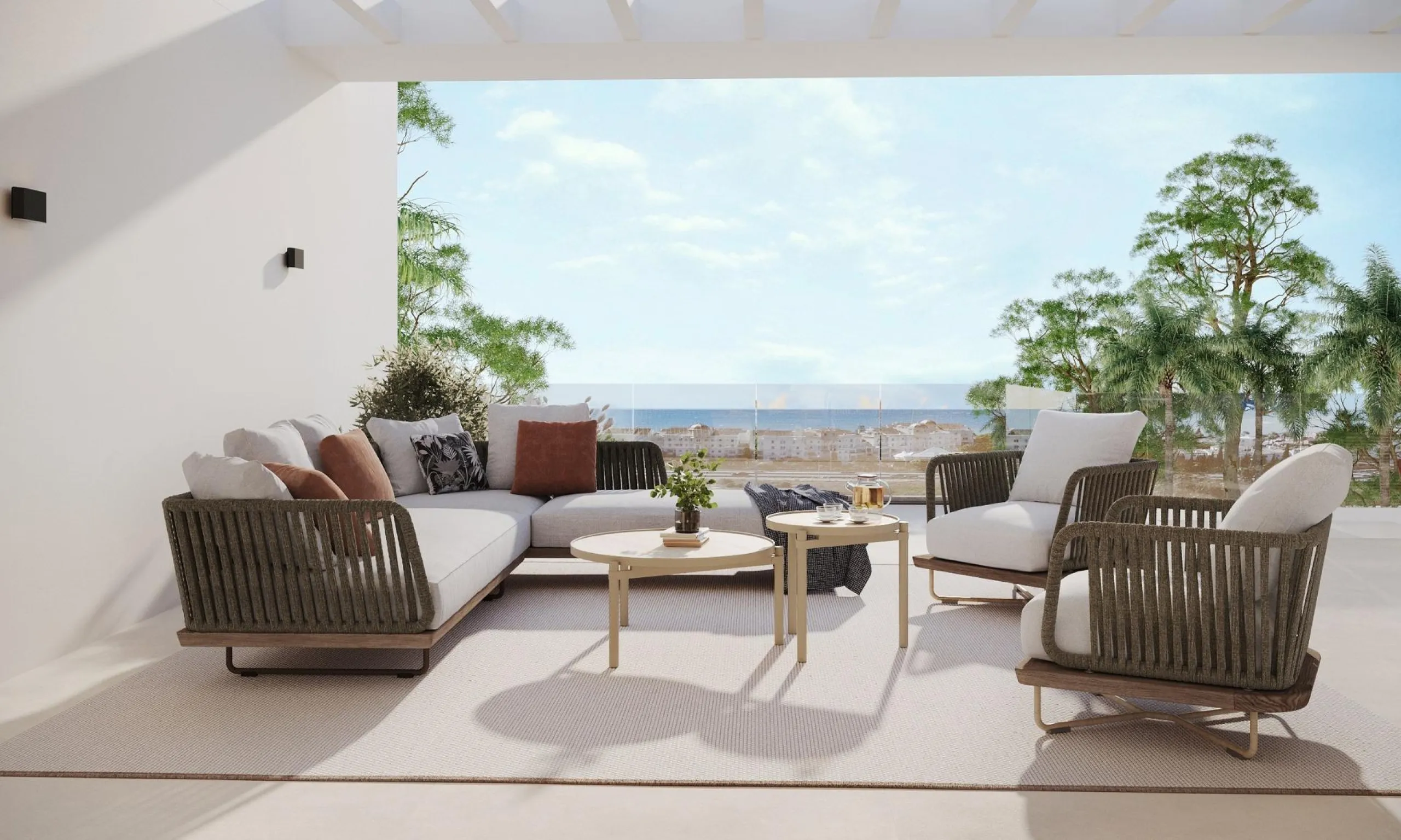 New Build Residential Complex Near Estepona& & Welcome to your dream home! This stunning new build residential complex offers a selection of luxurious apartments and penthouses with breathtaking sea views, located in Resinera Voladilla, just minutes