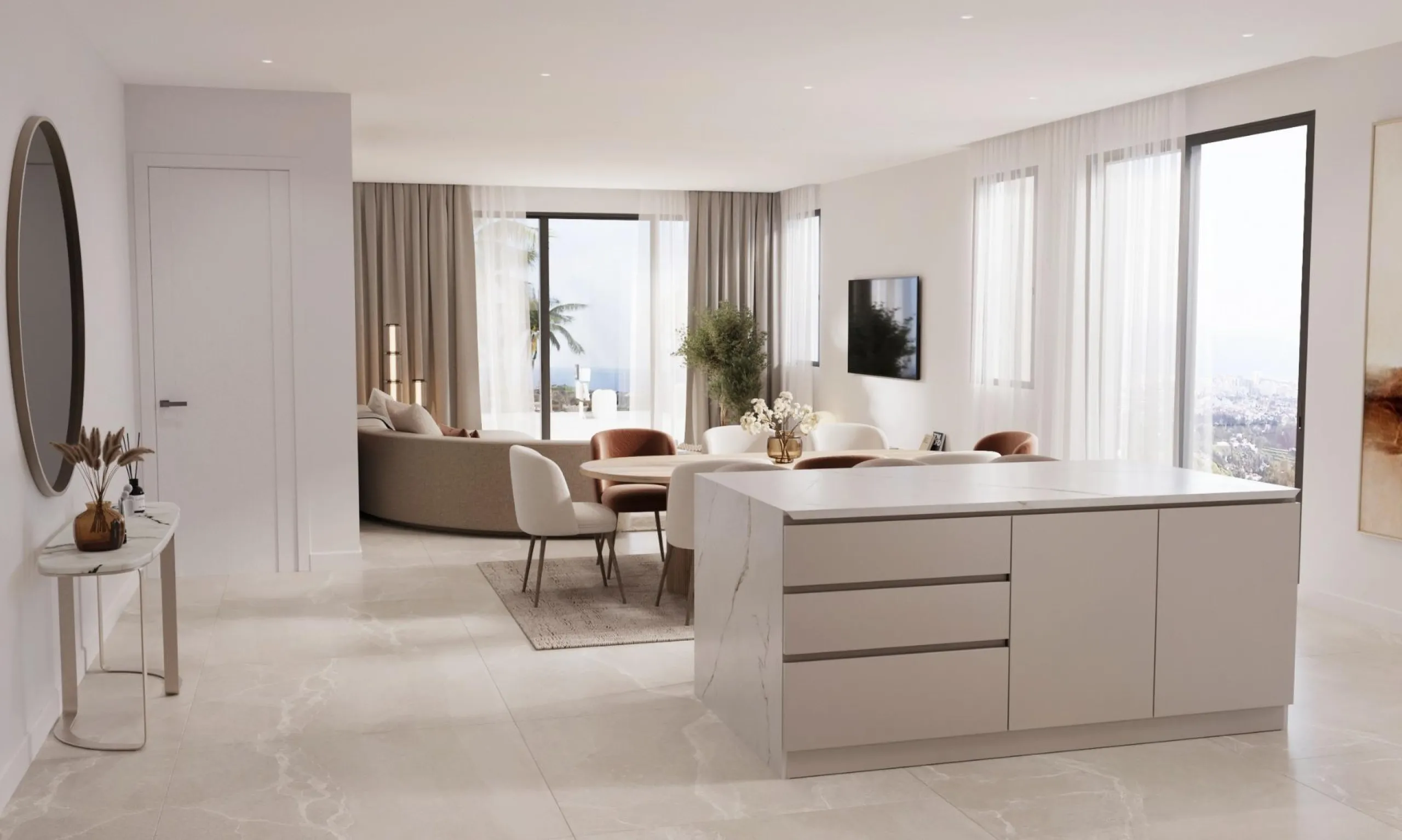 New Build Residential Complex Near Estepona& & Welcome to your dream home! This stunning new build residential complex offers a selection of luxurious apartments and penthouses with breathtaking sea views, located in Resinera Voladilla, just minutes