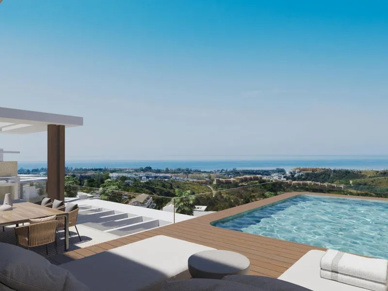 Luxury Apartments in Estepona with Stunning Sea Views& & Discover an exclusive development of 72 luxury apartments located in the sought-after area of La Resina, Estepona. This prestigious complex offers high-end finishes, world-class amenities, and