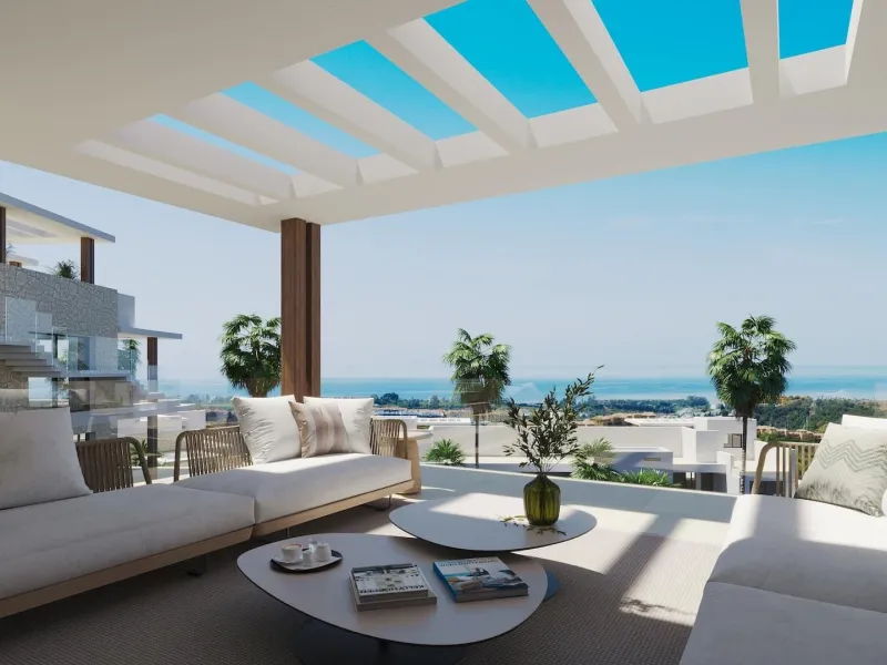 Luxury Apartments in Estepona with Stunning Sea Views& & Discover an exclusive development of 72 luxury apartments located in the sought-after area of La Resina, Estepona. This prestigious complex offers high-end finishes, world-class amenities, and