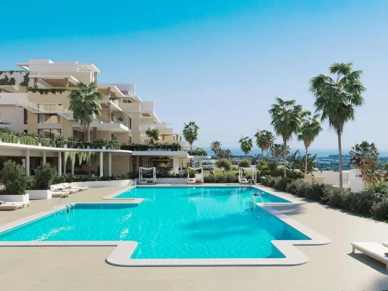 Luxury Apartments in Estepona with Stunning Sea Views& & Discover an exclusive development of 72 luxury apartments located in the sought-after area of La Resina, Estepona. This prestigious complex offers high-end finishes, world-class amenities, and