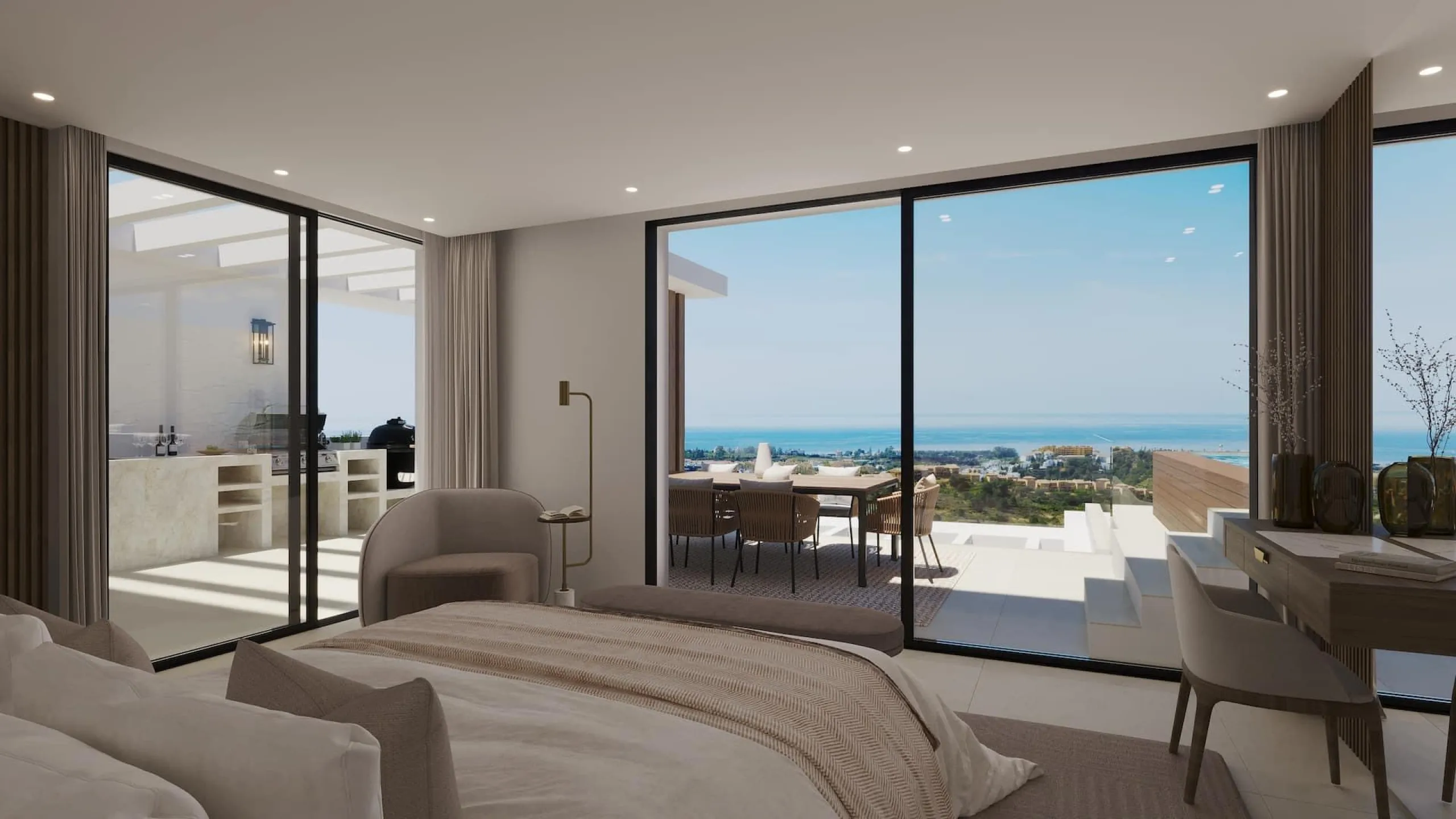 Luxury Apartments in Estepona with Stunning Sea Views& & Discover an exclusive development of 72 luxury apartments located in the sought-after area of La Resina, Estepona. This prestigious complex offers high-end finishes, world-class amenities, and