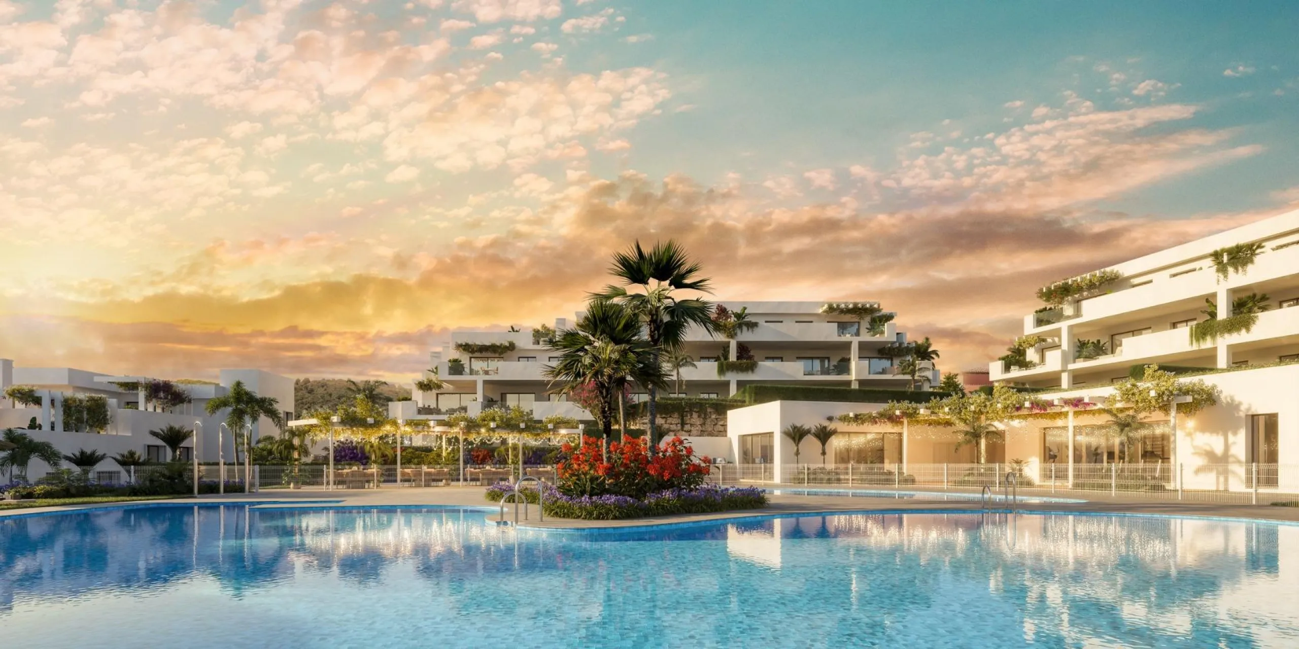 Luxury Golf Resort Living in Casares, Costa del Sol& & Experience an exceptional lifestyle at this exclusive residential resort located on the front line of Casares Costa Golf, a serene oasis with only 74 apartments and 17 penthouses. With 2 and 3-b