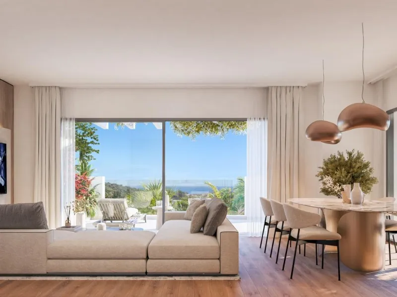 Luxury Golf Resort Living in Casares, Costa del Sol& & Experience an exceptional lifestyle at this exclusive residential resort located on the front line of Casares Costa Golf, a serene oasis with only 74 apartments and 17 penthouses. With 2 and 3-b