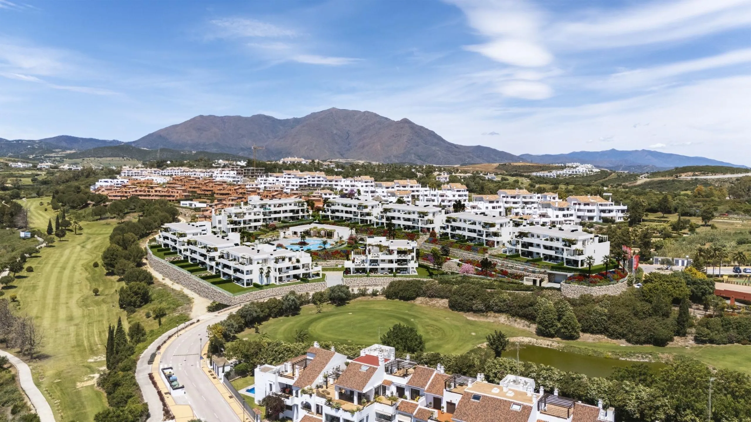 Luxury Golf Resort Living in Casares, Costa del Sol& & Experience an exceptional lifestyle at this exclusive residential resort located on the front line of Casares Costa Golf, a serene oasis with only 74 apartments and 17 penthouses. With 2 and 3-b