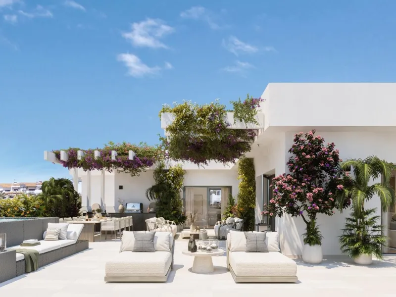 Luxury Golf Resort Living in Casares, Costa del Sol& & Experience an exceptional lifestyle at this exclusive residential resort located on the front line of Casares Costa Golf, a serene oasis with only 74 apartments and 17 penthouses. With 2 and 3-b