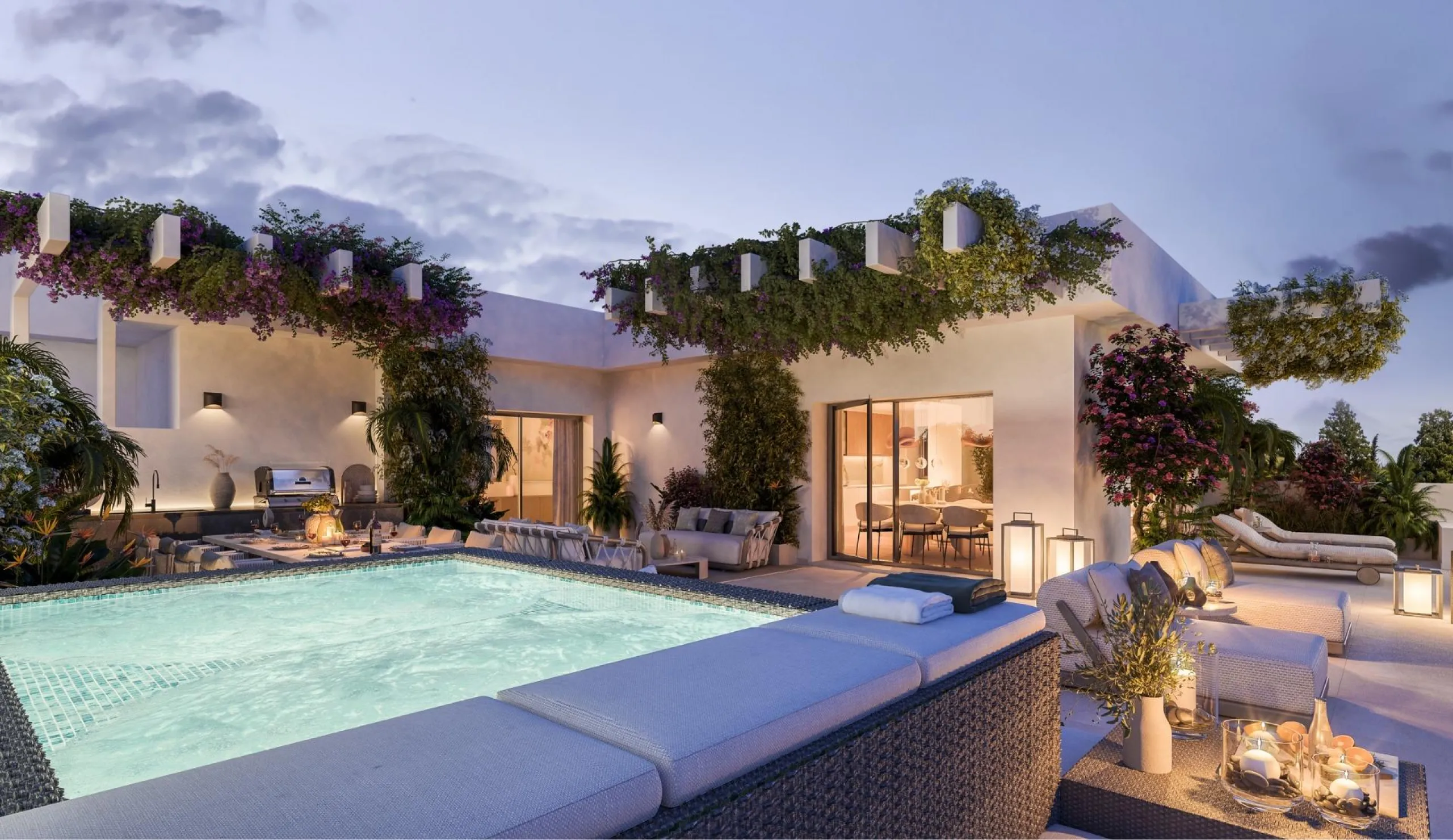 Luxury Golf Resort Living in Casares, Costa del Sol& & Experience an exceptional lifestyle at this exclusive residential resort located on the front line of Casares Costa Golf, a serene oasis with only 74 apartments and 17 penthouses. With 2 and 3-b