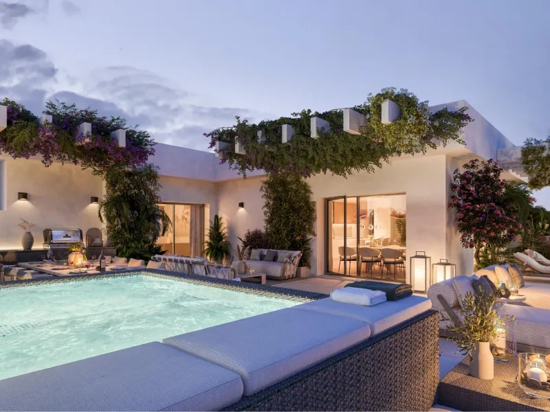 Luxury Golf Resort Living in Casares, Costa del Sol& & Experience an exceptional lifestyle at this exclusive residential resort located on the front line of Casares Costa Golf, a serene oasis with only 74 apartments and 17 penthouses. With 2 and 3-b