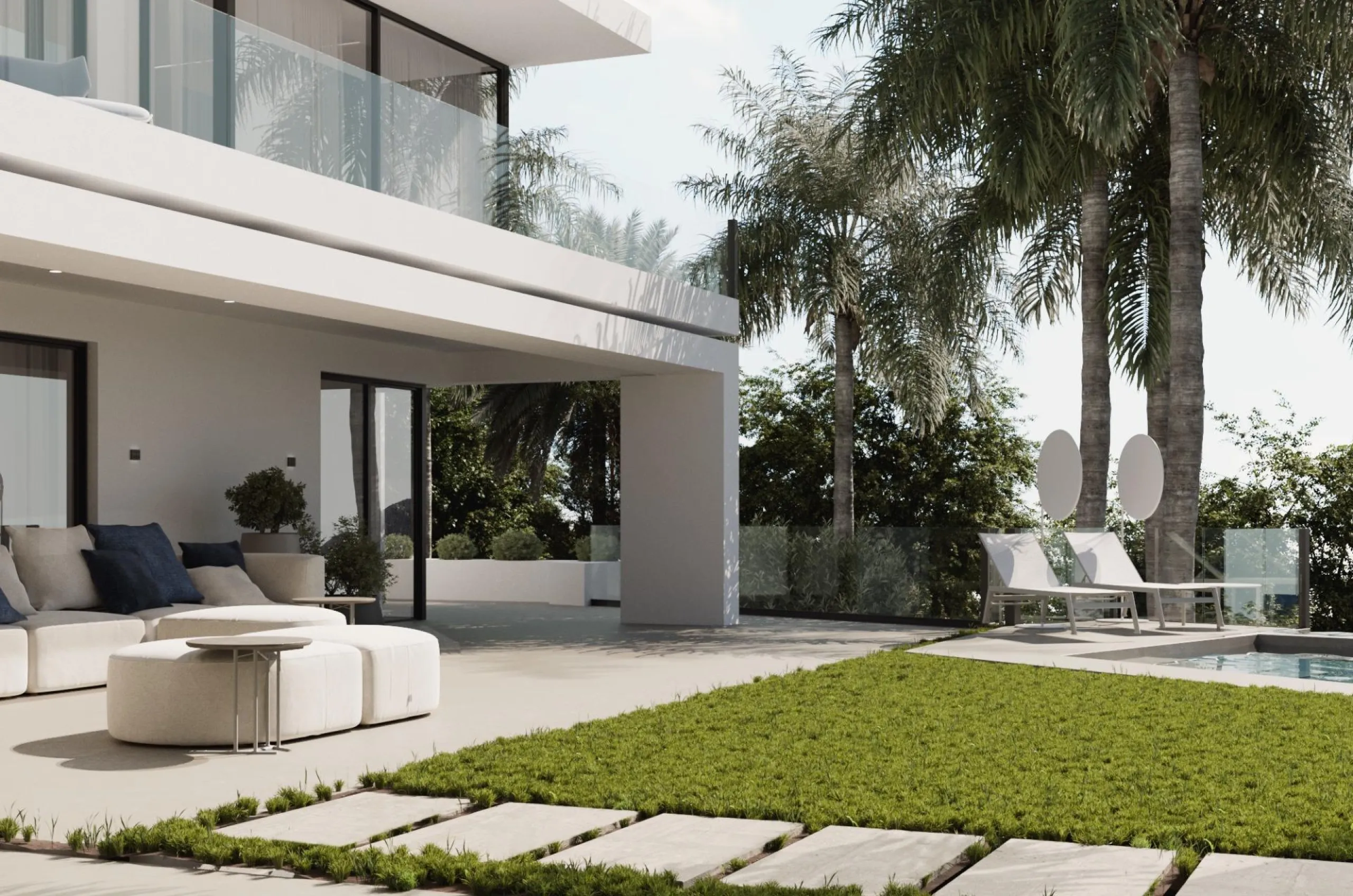 Contemporary Villa with Sea and Mountain Views in Cascada de Camoján, Marbella