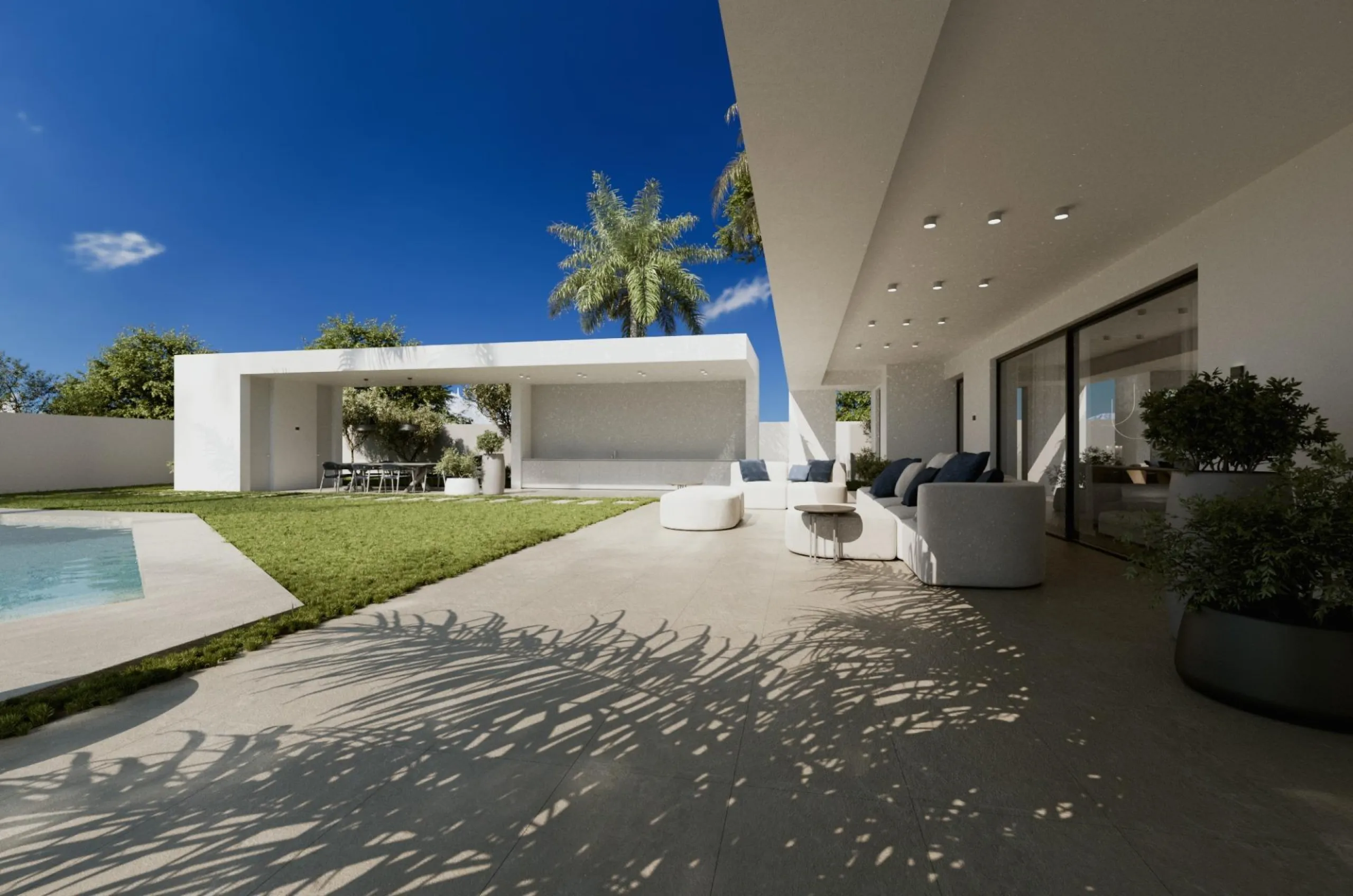 Contemporary Villa with Sea and Mountain Views in Cascada de Camoján, Marbella