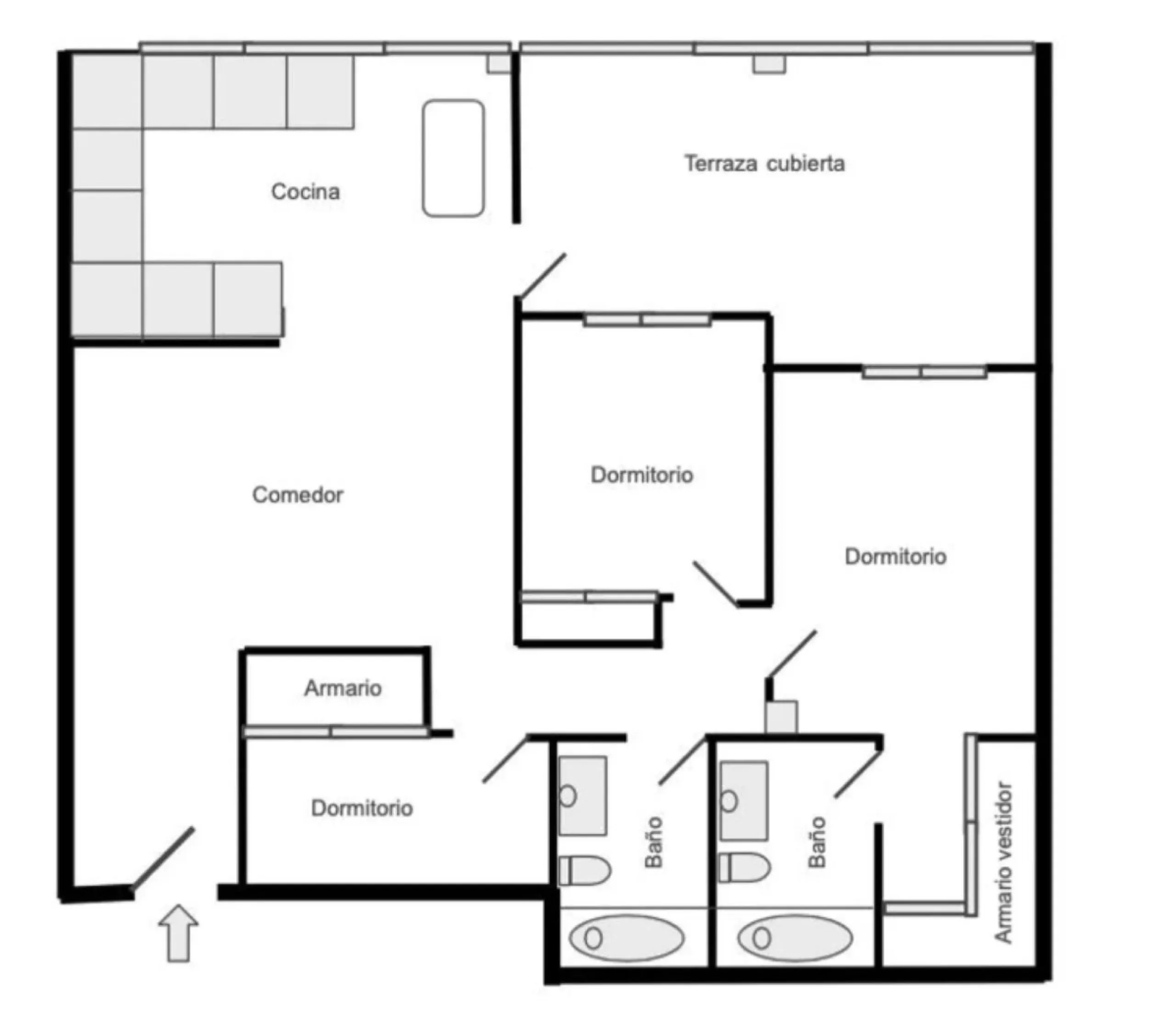 Komplett renovierte 3-Zimmer-Wohnung mit Panoramablick – La Cañada, Marbella