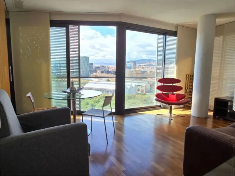 Modern Apartment with Views of Parc Central del Poblenou, Barcelona