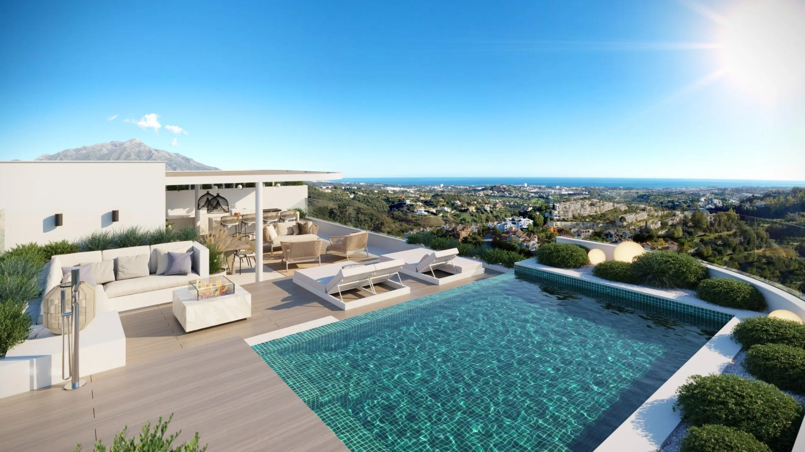 Luxury Living in the Marbella-Benahavís Hills: A Boutique Residential Community& & Prime Location Between Marbella and Benahavís& Nestled between the iconic towns of Marbella and Benahavís, this boutique residential community offers unparalleled 