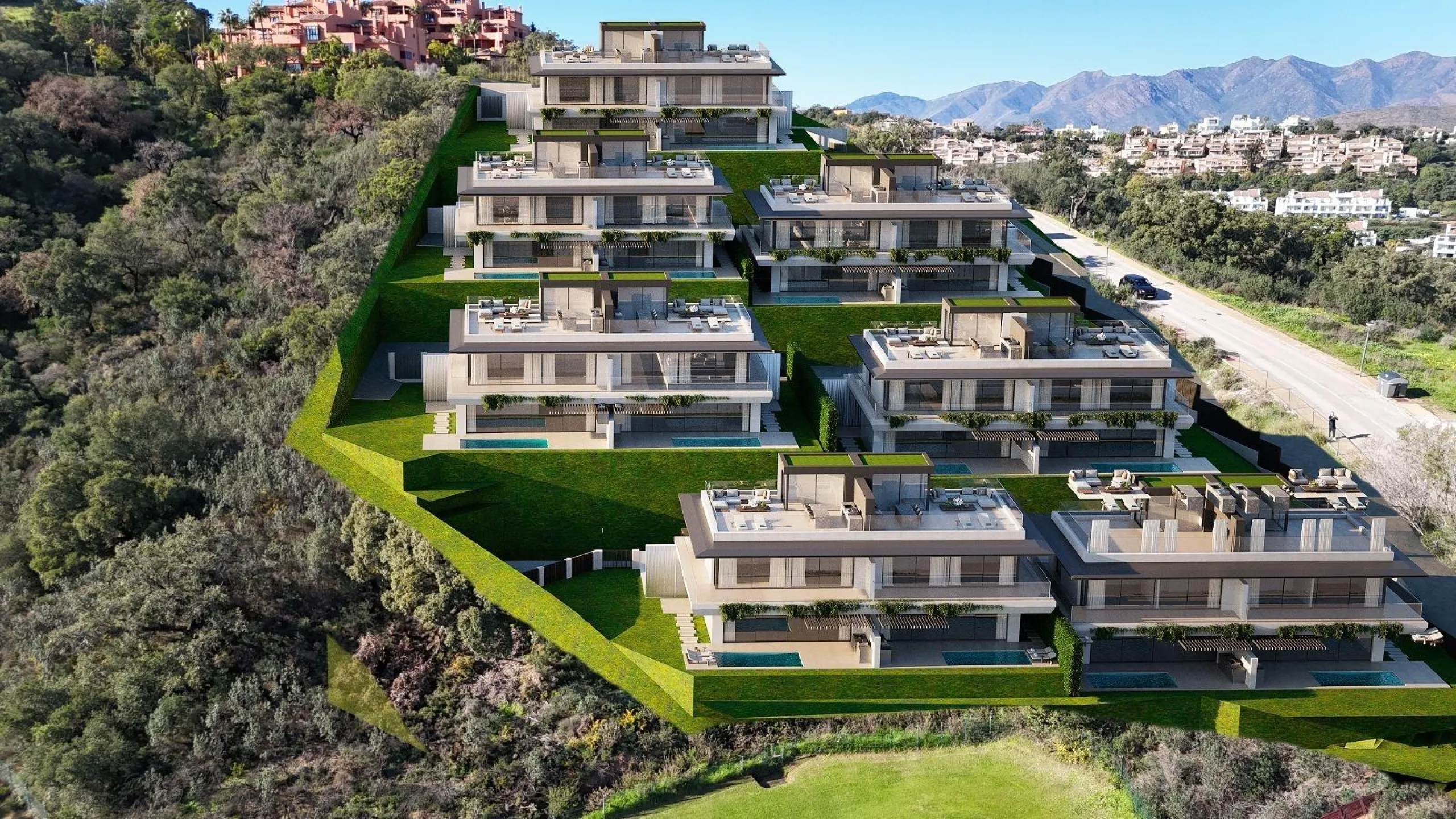 Discover Your Dream Home: Luxury Villas in La Mairena& & A Prestigious Location with Unmatched Views& Nestled in the serene hills of La Mairena, this exclusive new development of 14 semi-detached luxury villas is set on the first line of the reno