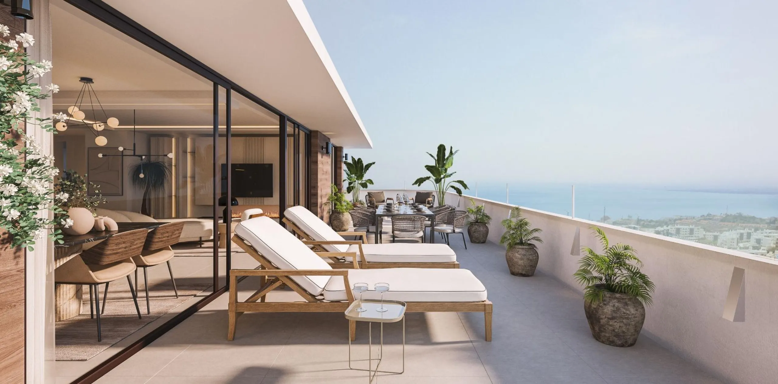 Exclusivity and Innovation: New Construction in Reserva del Higuerón, Costa del Sol& & Architectural Design That Maximizes Sea Views& This exclusive new development in the prestigious Reserva del Higuerón, Costa del Sol, stands out for its innova