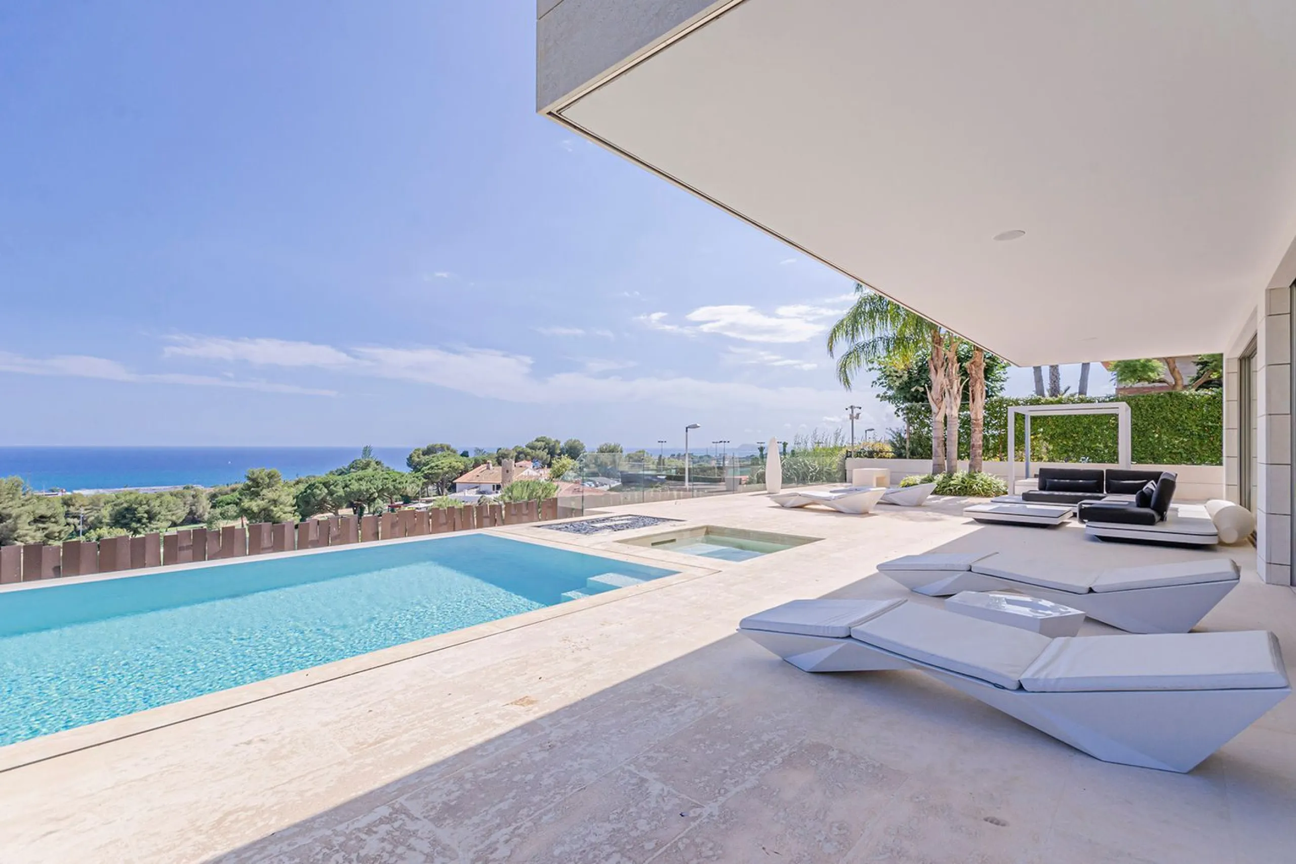 Modern Luxury Villa with Sea and Barcelona Views in Teia, Maresme