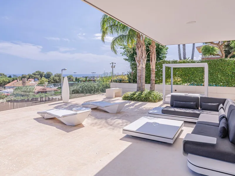 Modern Luxury Villa with Sea and Barcelona Views in Teia, Maresme