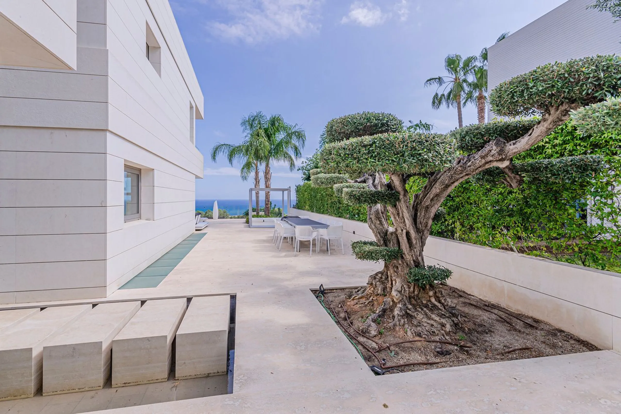 Modern Luxury Villa with Sea and Barcelona Views in Teia, Maresme