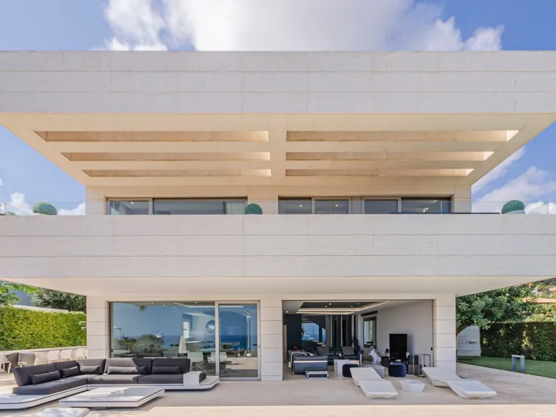 Modern Luxury Villa with Sea and Barcelona Views in Teia, Maresme