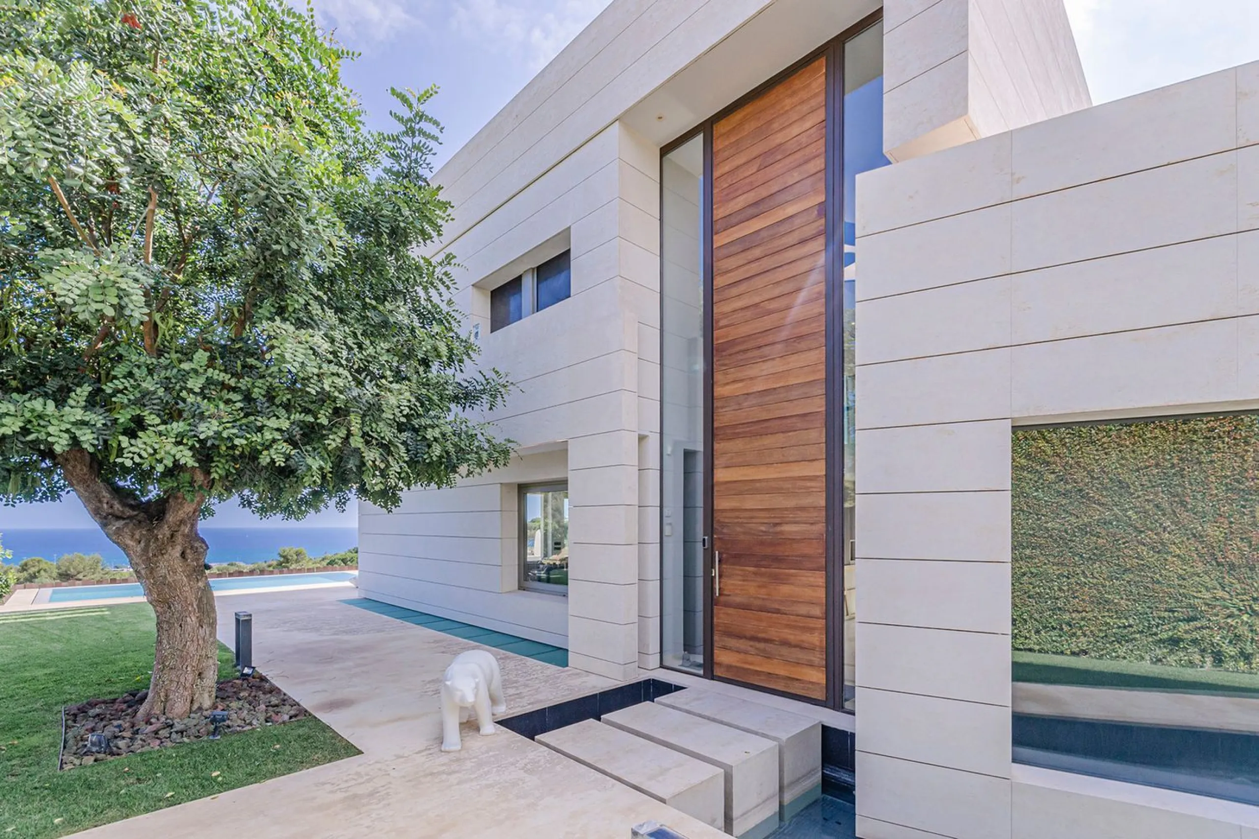 Modern Luxury Villa with Sea and Barcelona Views in Teia, Maresme
