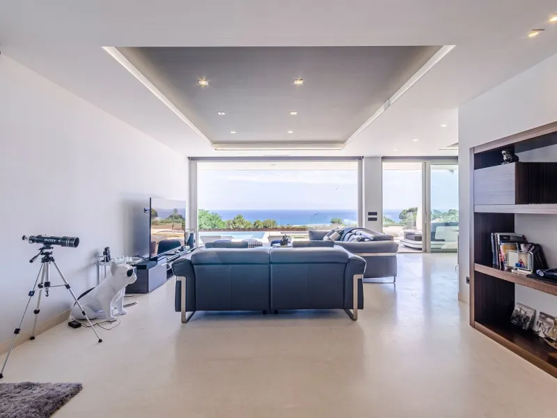 Modern Luxury Villa with Sea and Barcelona Views in Teia, Maresme