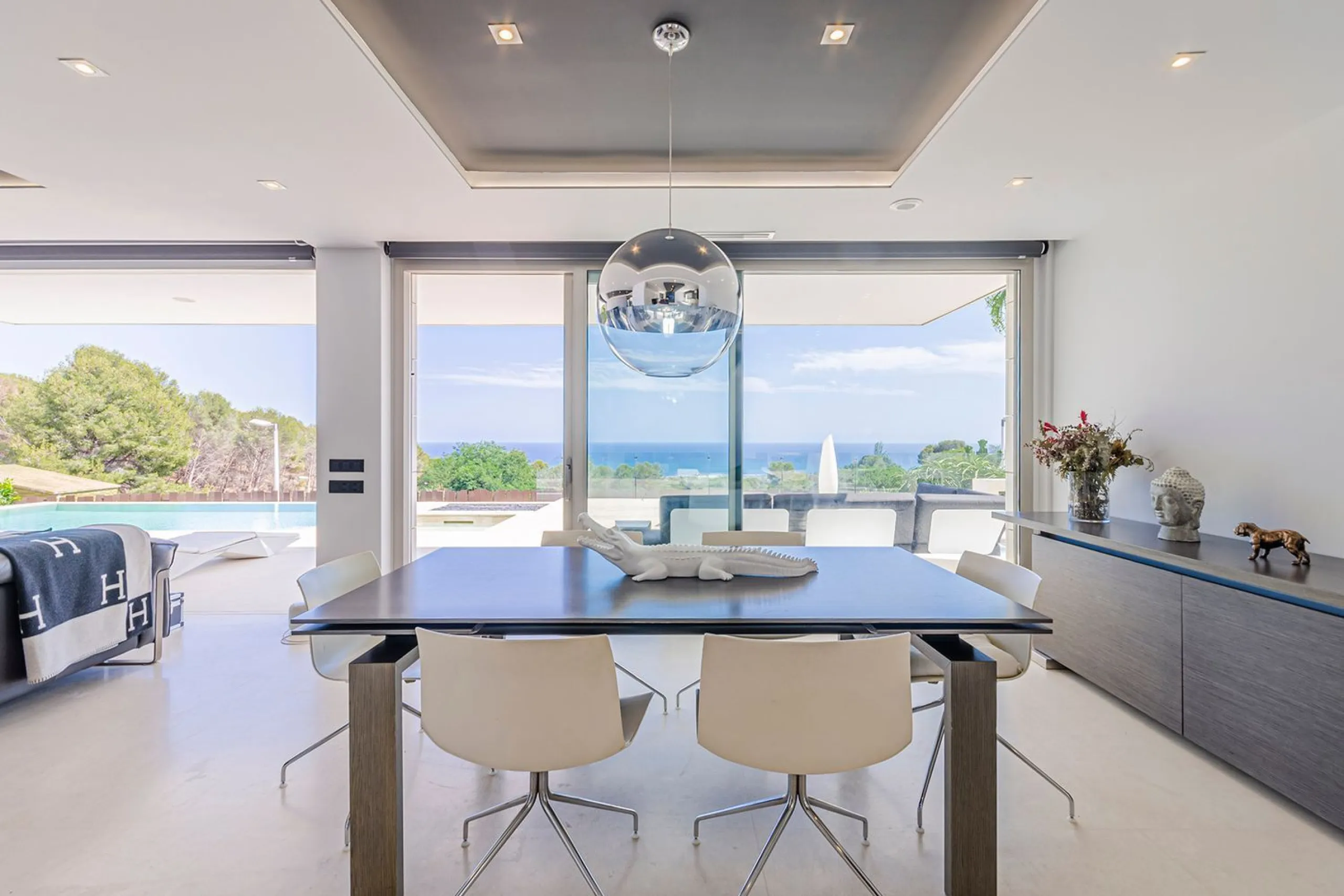 Modern Luxury Villa with Sea and Barcelona Views in Teia, Maresme
