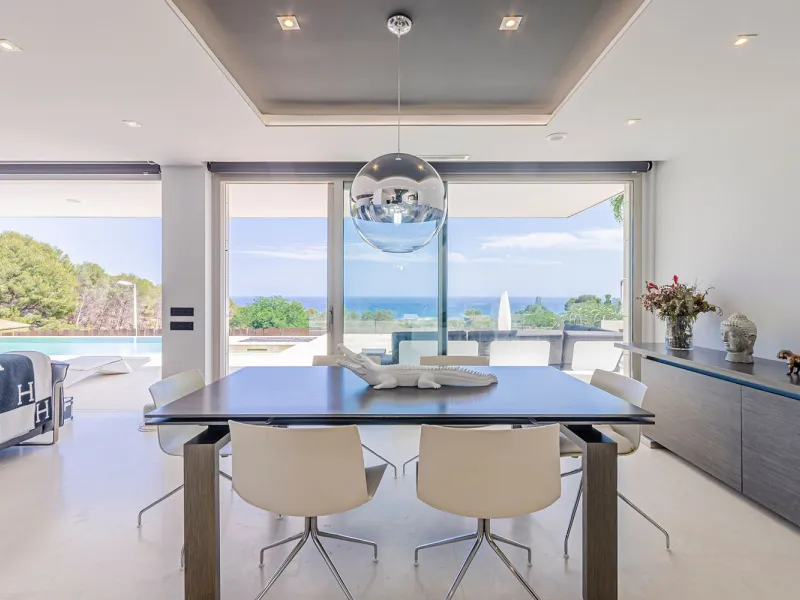 Modern Luxury Villa with Sea and Barcelona Views in Teia, Maresme