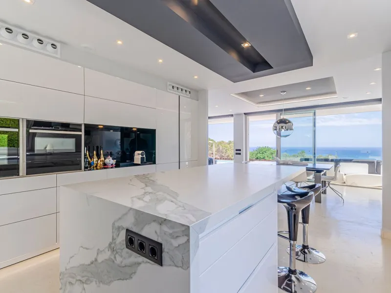 Modern Luxury Villa with Sea and Barcelona Views in Teia, Maresme
