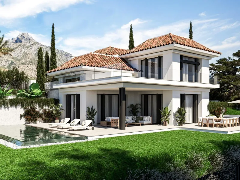 Luxury Villas in Marbella’s Golden Mile – Exclusive Living in a Prime Location& & Exclusive Villas with Private Pools in Marbella’s Prestigious Golden Mile& Discover the essence of luxury and exclusivity with these four independent villas in Marb