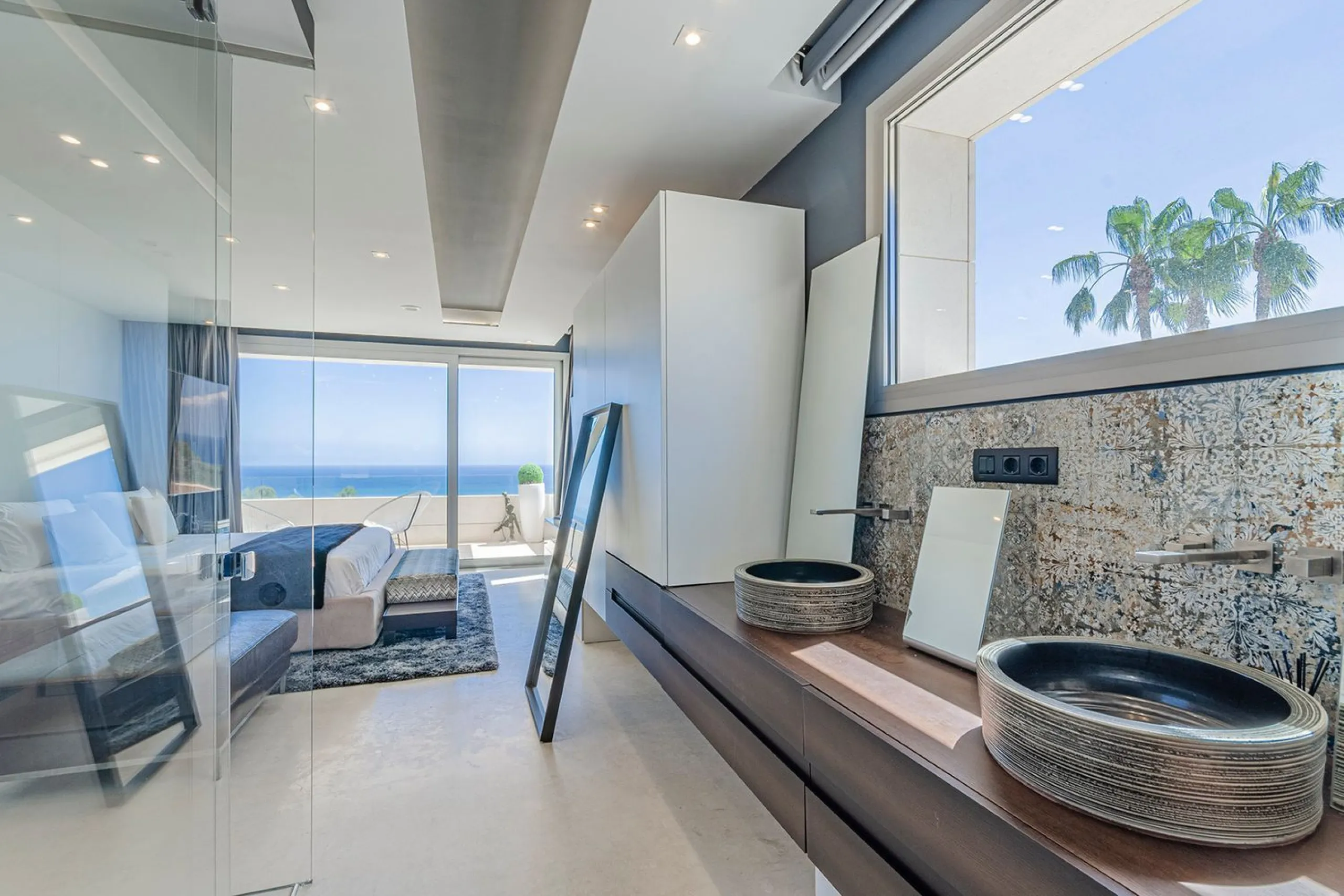 Modern Luxury Villa with Sea and Barcelona Views in Teia, Maresme