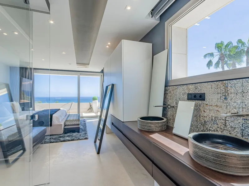 Modern Luxury Villa with Sea and Barcelona Views in Teia, Maresme