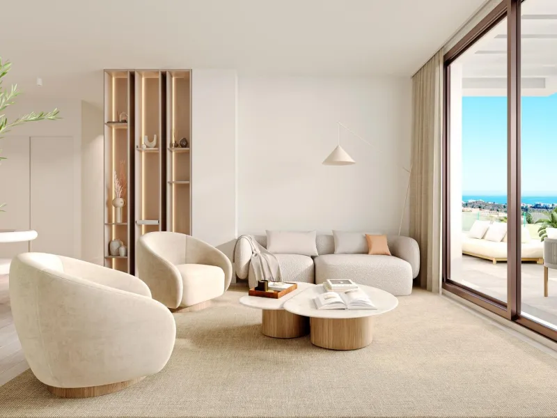 Luxurious Slow Living Homes in Mijas: A Perfect Blend of Nature, Comfort, and Convenience& & Discover a modern residential development in Mijas that redefines serene living. Nestled amidst nature, this community offers 75 two- and three-bedroom home