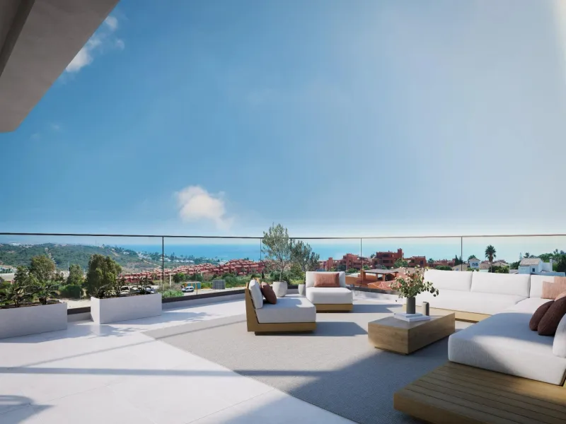 New Build Residential Complex near Estepona – Modern Living by the Sea& & Contemporary Apartments in a Privileged Natural Setting& Welcome to this exclusive new build residential complex in Buenas Noches, Estepona, perfectly located just 700 mete