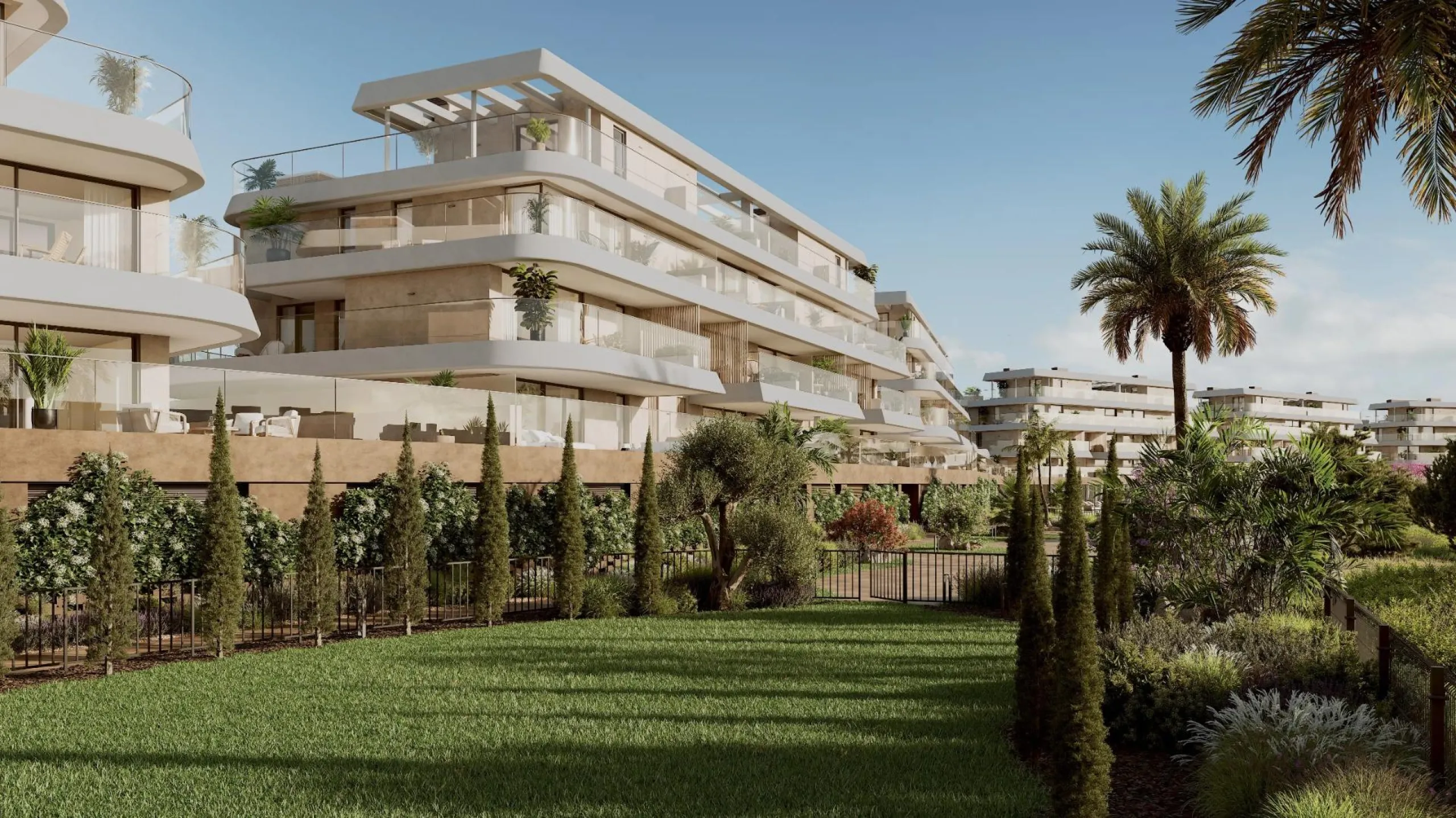 New Build Residential Complex near Estepona – Modern Living by the Sea& & Contemporary Apartments in a Privileged Natural Setting& Welcome to this exclusive new build residential complex in Buenas Noches, Estepona, perfectly located just 700 mete