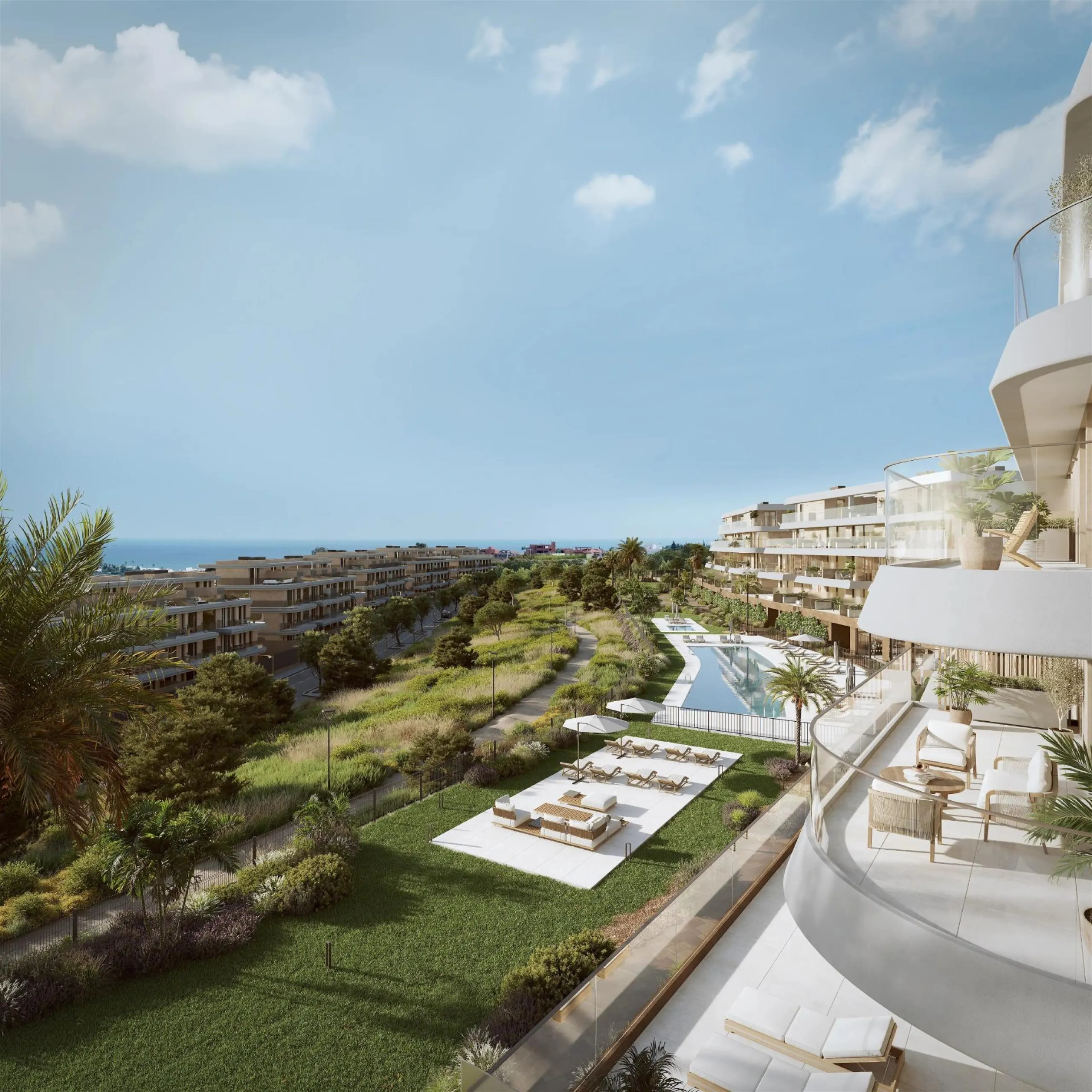 New Build Residential Complex near Estepona – Modern Living by the Sea& & Contemporary Apartments in a Privileged Natural Setting& Welcome to this exclusive new build residential complex in Buenas Noches, Estepona, perfectly located just 700 mete