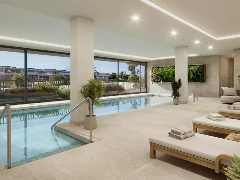 New Build Residential Complex near Estepona – Modern Living by the Sea& & Contemporary Apartments in a Privileged Natural Setting& Welcome to this exclusive new build residential complex in Buenas Noches, Estepona, perfectly located just 700 mete