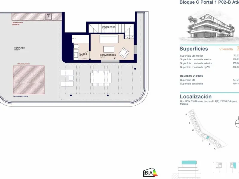 New Build Residential Complex near Estepona – Modern Living by the Sea& & Contemporary Apartments in a Privileged Natural Setting& Welcome to this exclusive new build residential complex in Buenas Noches, Estepona, perfectly located just 700 mete