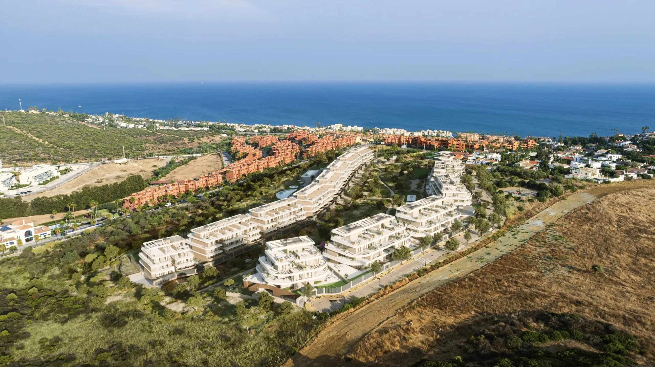 New Build Residential Complex near Estepona – Modern Living by the Sea& & Contemporary Apartments in a Privileged Natural Setting& Welcome to this exclusive new build residential complex in Buenas Noches, Estepona, perfectly located just 700 mete