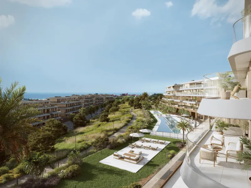 New Build Residential Complex near Estepona – Modern Living by the Sea& & Contemporary Apartments in a Privileged Natural Setting& Welcome to this exclusive new build residential complex in Buenas Noches, Estepona, perfectly located just 700 mete