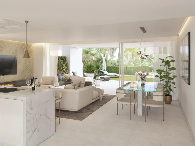 NEW BUILD RESIDENTIAL COMPLEX IN ALCAIDESA& & New Build residential complex is perfectly integrates the green areas and gardens with the residential areas in Alcaidesa, San Roque.& & New Build residential complex offers contemporary accommodat