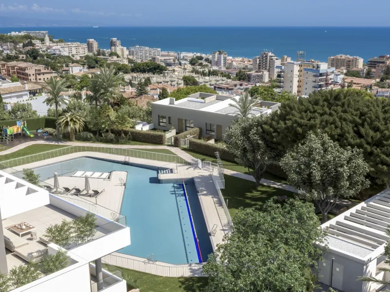 PRIVILEGED ENCLAVE WITH EXCELLENT VIEWS& & Residential complex made up of 37 homes with 2, 3 and 4 bedrooms, and 2 semi-detached houses, where you can enjoy the privacy and tranquillity of your own home, with spacious terraces designed to experience