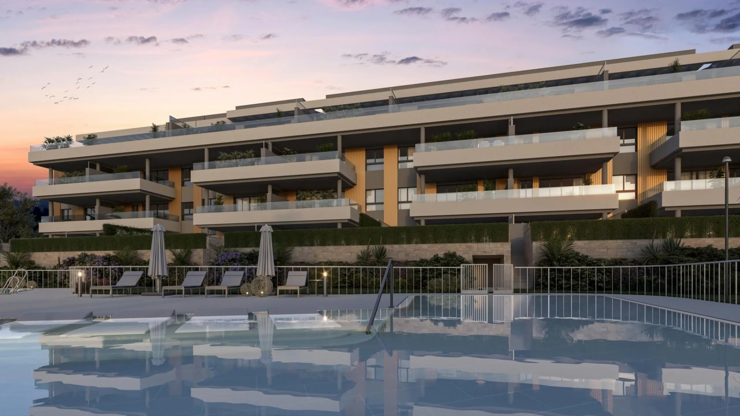 PRIVILEGED ENCLAVE WITH EXCELLENT VIEWS& & Residential complex made up of 37 homes with 2, 3 and 4 bedrooms, and 2 semi-detached houses, where you can enjoy the privacy and tranquillity of your own home, with spacious terraces designed to experience