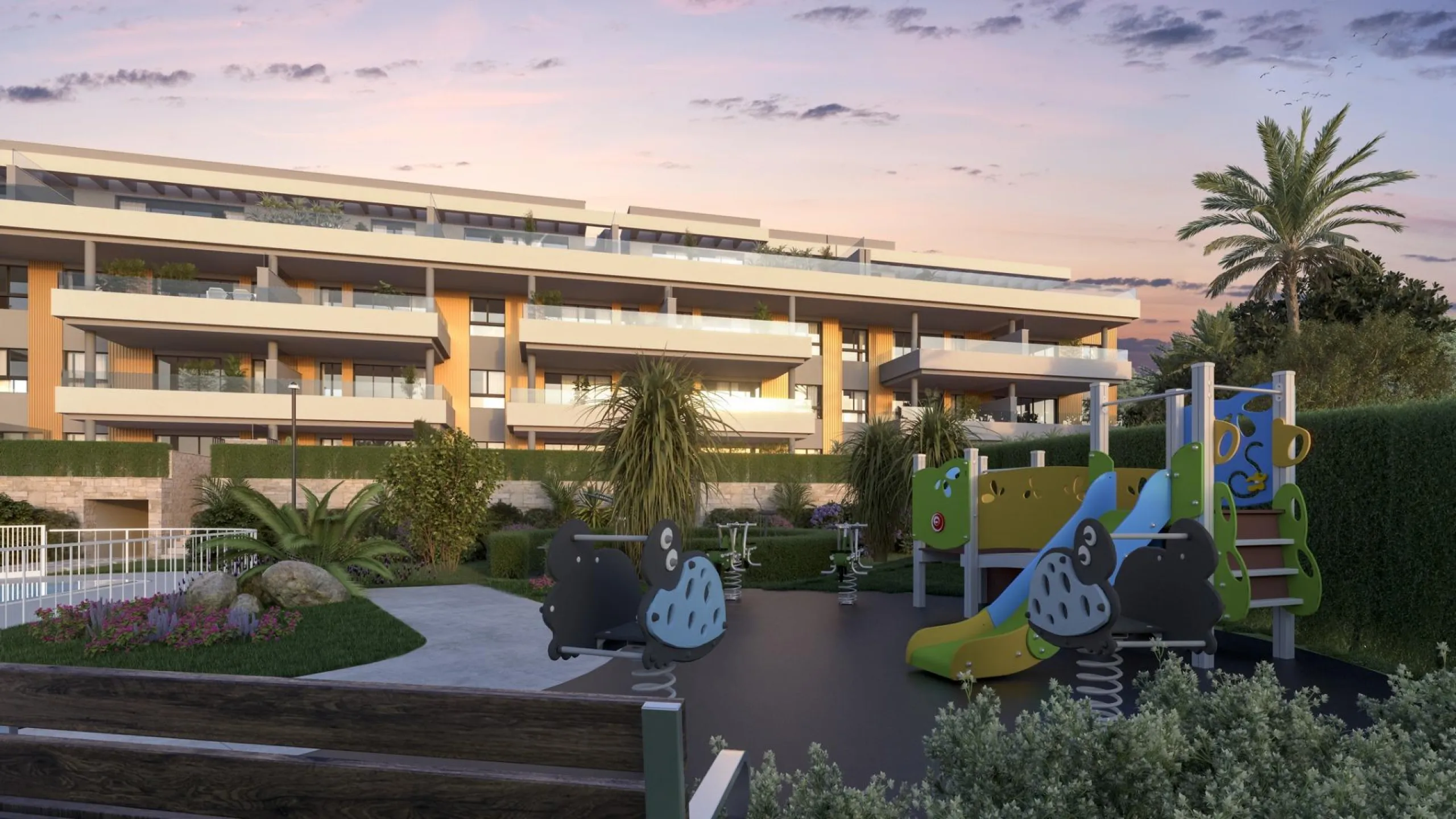 PRIVILEGED ENCLAVE WITH EXCELLENT VIEWS& & Residential complex made up of 37 homes with 2, 3 and 4 bedrooms, and 2 semi-detached houses, where you can enjoy the privacy and tranquillity of your own home, with spacious terraces designed to experience