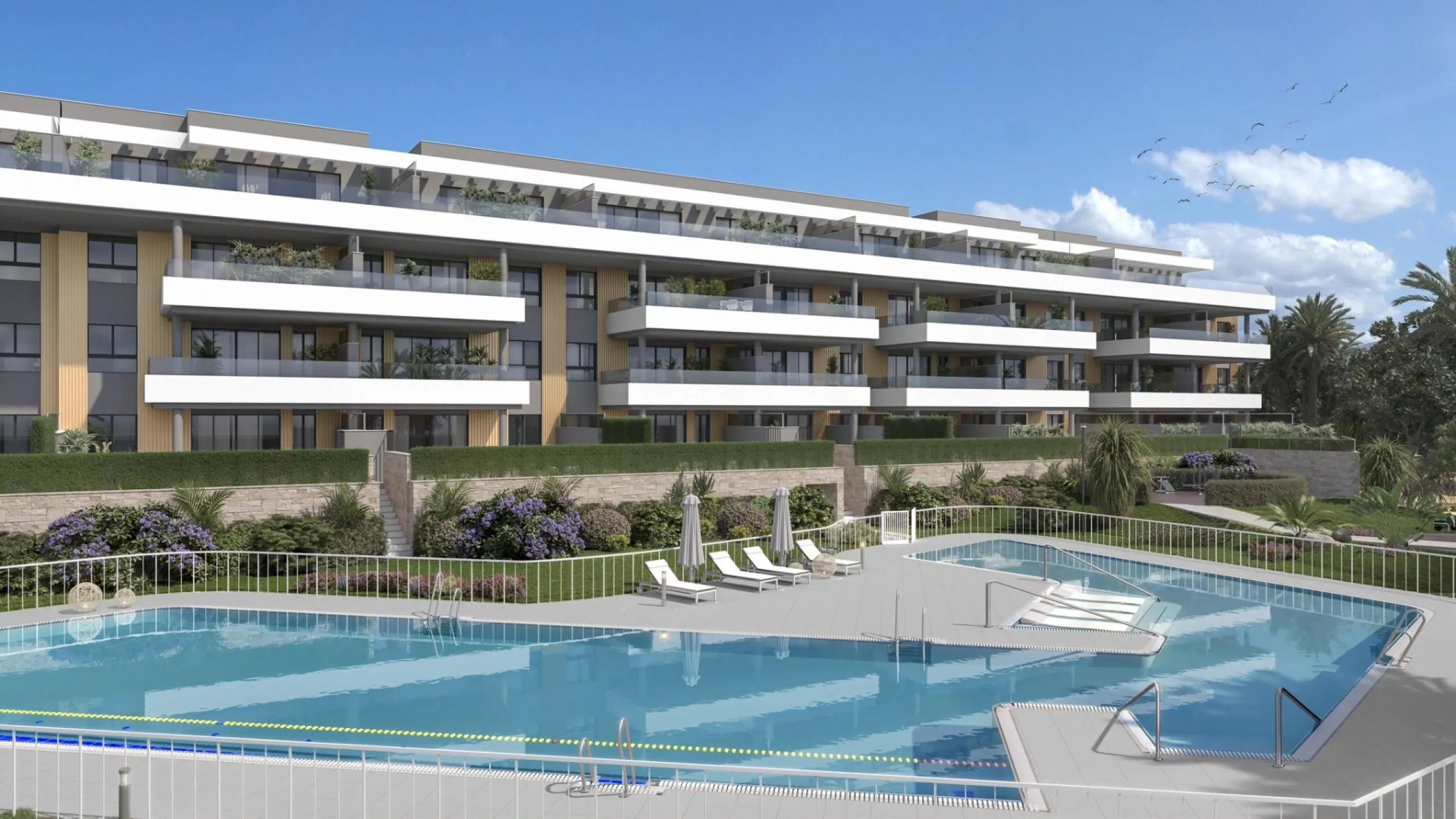 PRIVILEGED ENCLAVE WITH EXCELLENT VIEWS& & Residential complex made up of 37 homes with 2, 3 and 4 bedrooms, and 2 semi-detached houses, where you can enjoy the privacy and tranquillity of your own home, with spacious terraces designed to experience