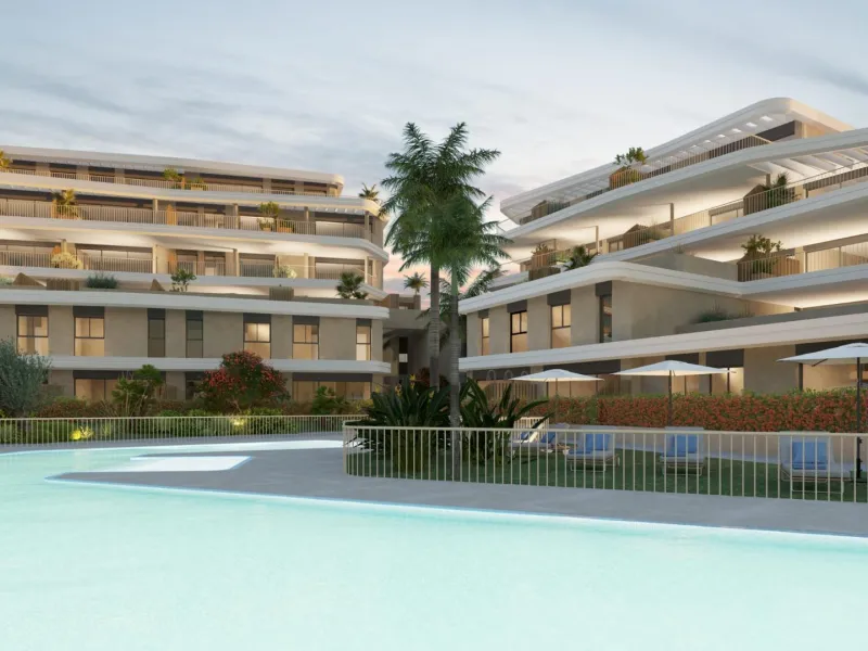 New Build Apartments in Cancelada, Estepona – Luxury and Nature on the New Golden Mile& & Exclusive Residential Development with Mediterranean Views& Discover this new build development located in Cancelada, one of the most sought-after areas of 