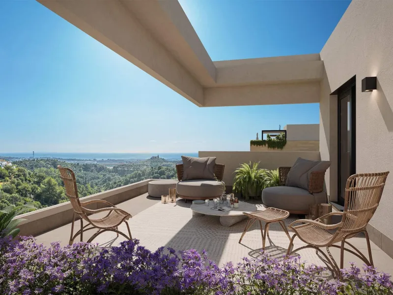 Exclusive new-build residential development in Marbella& & New homes in Marbella! Elegance, relaxation and tranquillity in a privileged setting.& & Exclusive new-build homes in Marbella with 2 and 3 bedrooms and incredible terraces overlooking