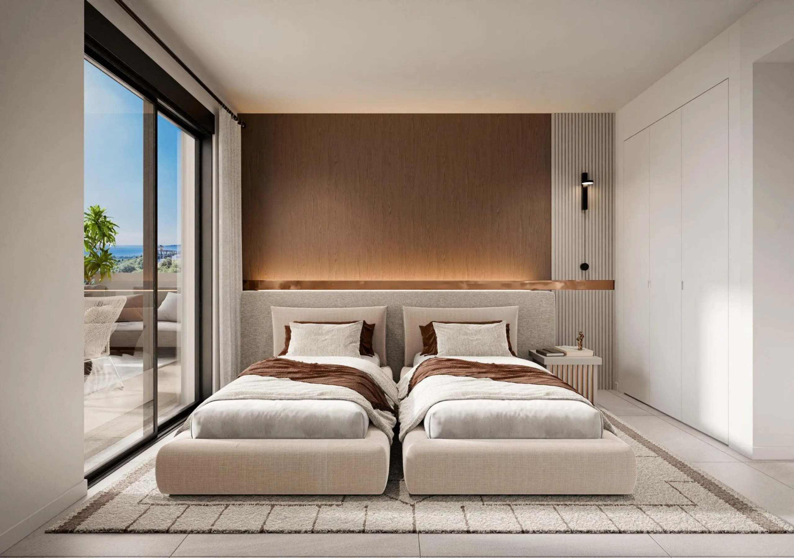 Exclusive new-build residential development in Marbella& & New homes in Marbella! Elegance, relaxation and tranquillity in a privileged setting.& & Exclusive new-build homes in Marbella with 2 and 3 bedrooms and incredible terraces overlooking