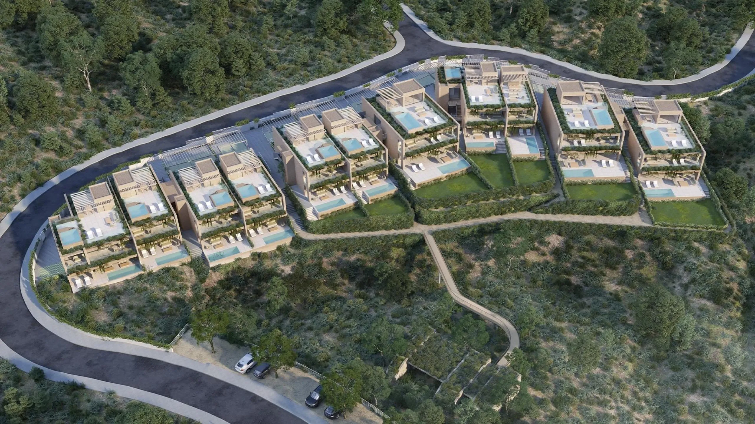 Exclusive Boutique Residences in Elviria Marbella – Modern Luxury Surrounded by Nature& & Elegant Living in One of Marbella’s Most Sought-After Districts& Discover a unique residential complex of 21 luxury homes nestled in the serene setting of E
