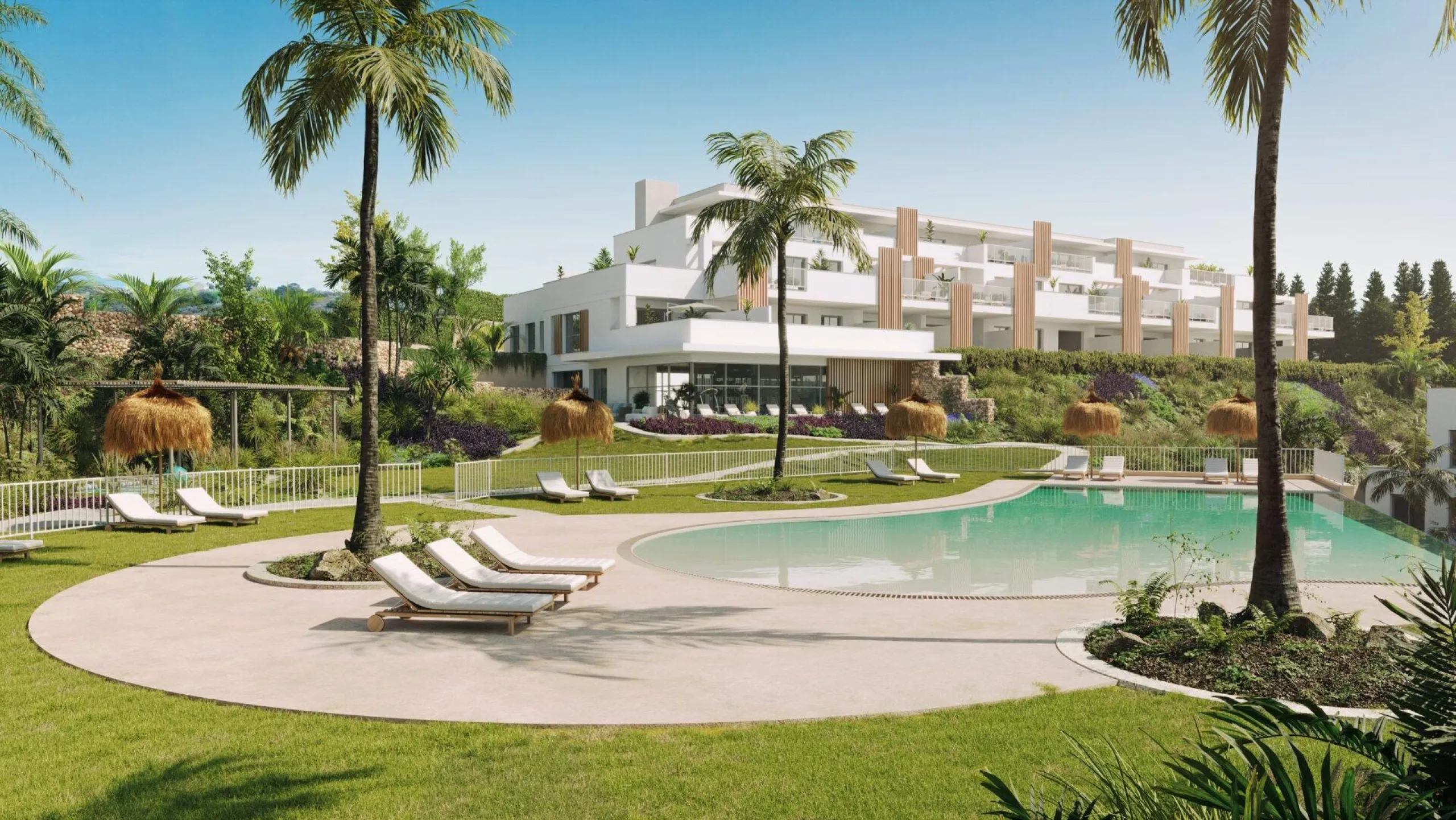 NEW BUILD RESIDENTIAL COMPLEX IN CASARES& & New Build residential complex located in the Doña Julia Golf area.& This residential complex emerges as an oasis of elegance and tranquillity on the Costa del Sol., is a haven for lovers of sport and na